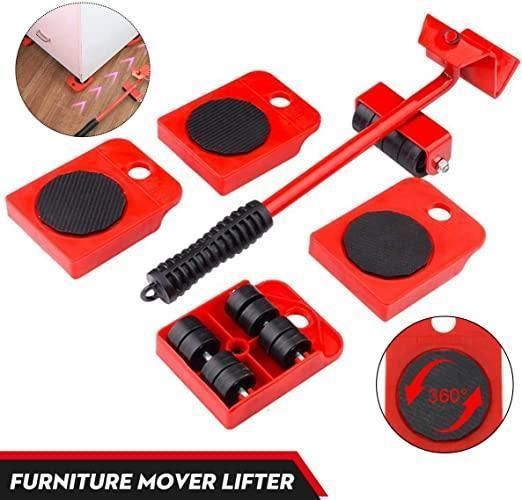 Heavy Duty Furniture Lifter & Mover Tool Set with Wheel Pads