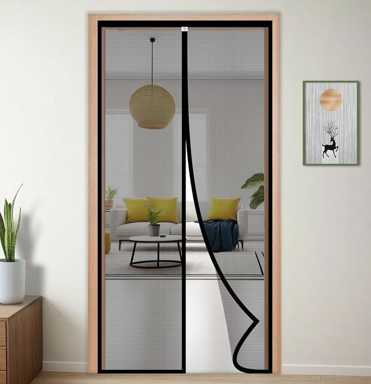 Magnetic Mosquito Door Net (Pack of 2)
