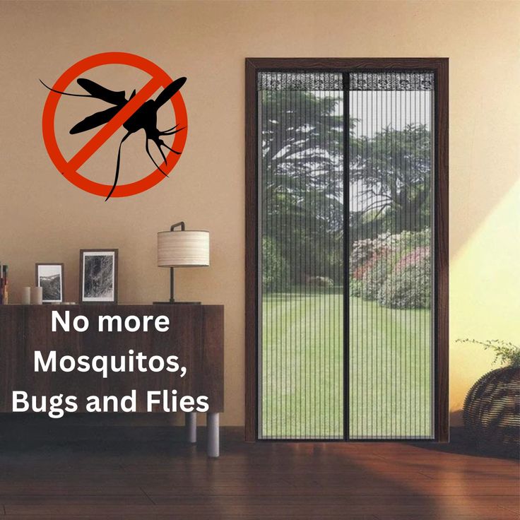 Magnetic Mosquito Door Net (Pack of 2)