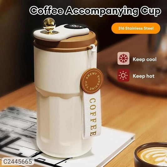 Stainless Steel Hot and Cold Vacuum Insulated Temperature Display Coffee Mug