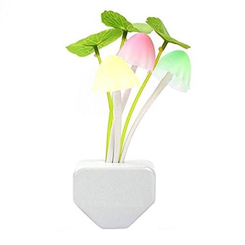 Mushroom Lamp Automatic Sensor Light – Multi-Color Changing LED, Pack of 1