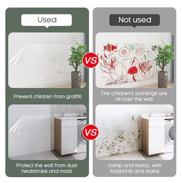 Self-Adhesive Transparent Electrostatic Wall Protection Film Buy 1 Get 1 Free