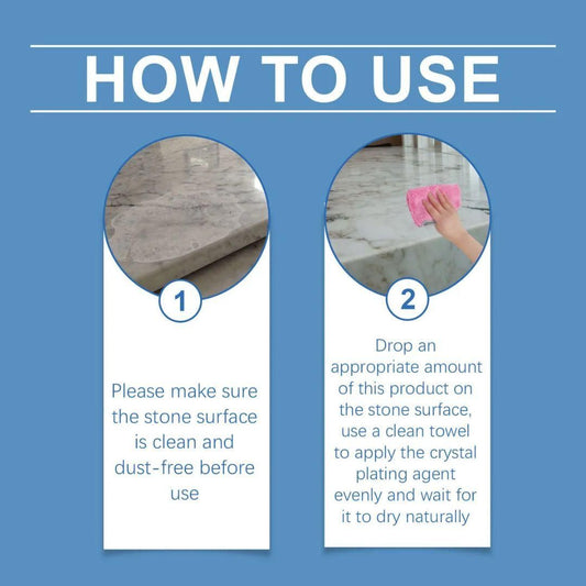 Stone Material Crystal Plating Agent – 100ML (Pack of 2)