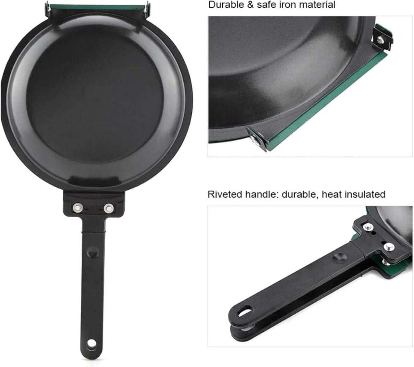 Double Side Nonstick Frying Pan – Folding Design