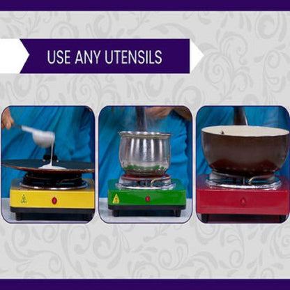 Flameless Electric Cooking Stove – 1000W Portable Cooker