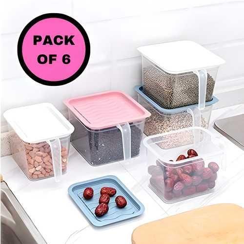 Unbreakable Kitchen Storage Basket – Pack of 6 (1000 ml)