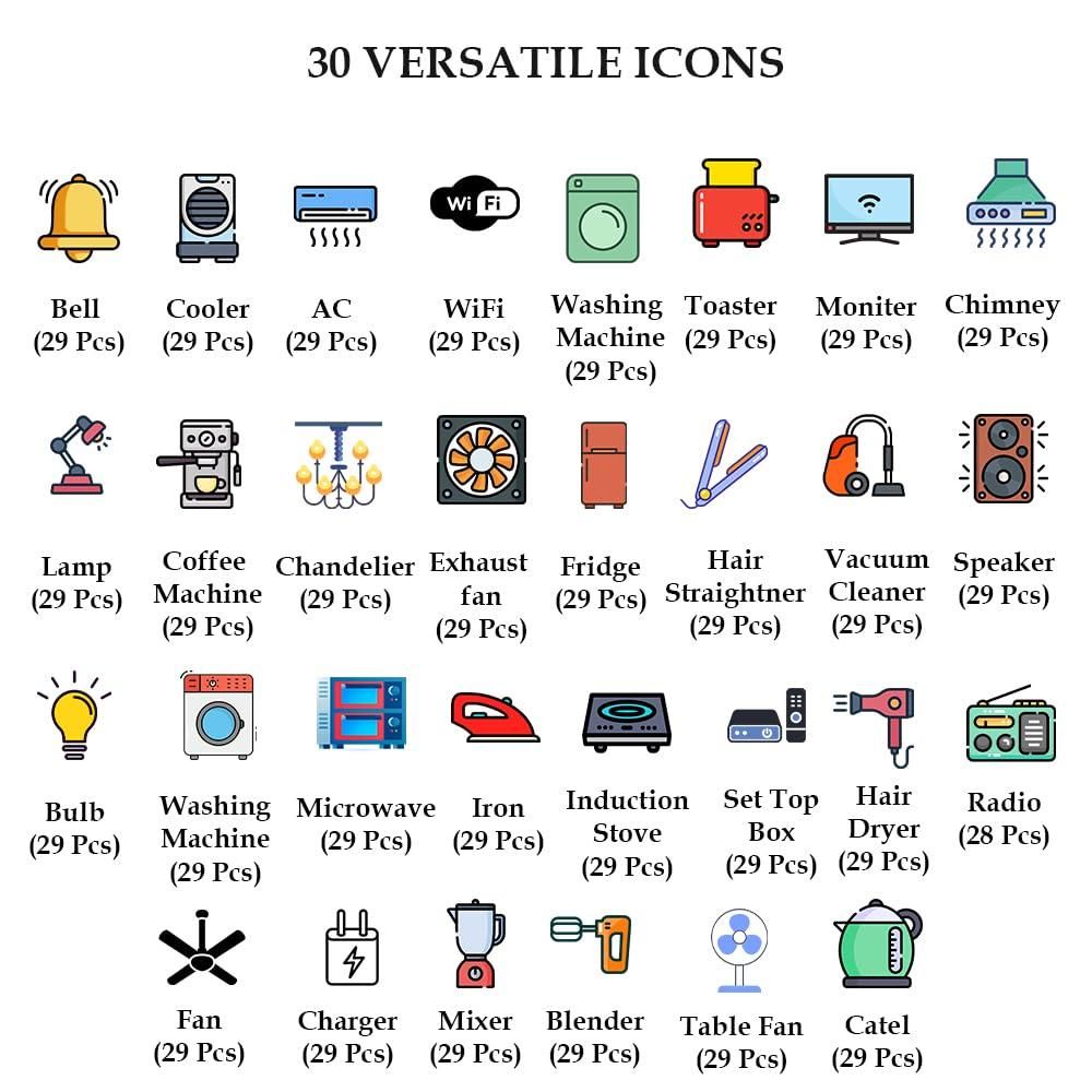 3D Premium Switch Stickers – Pack of 149