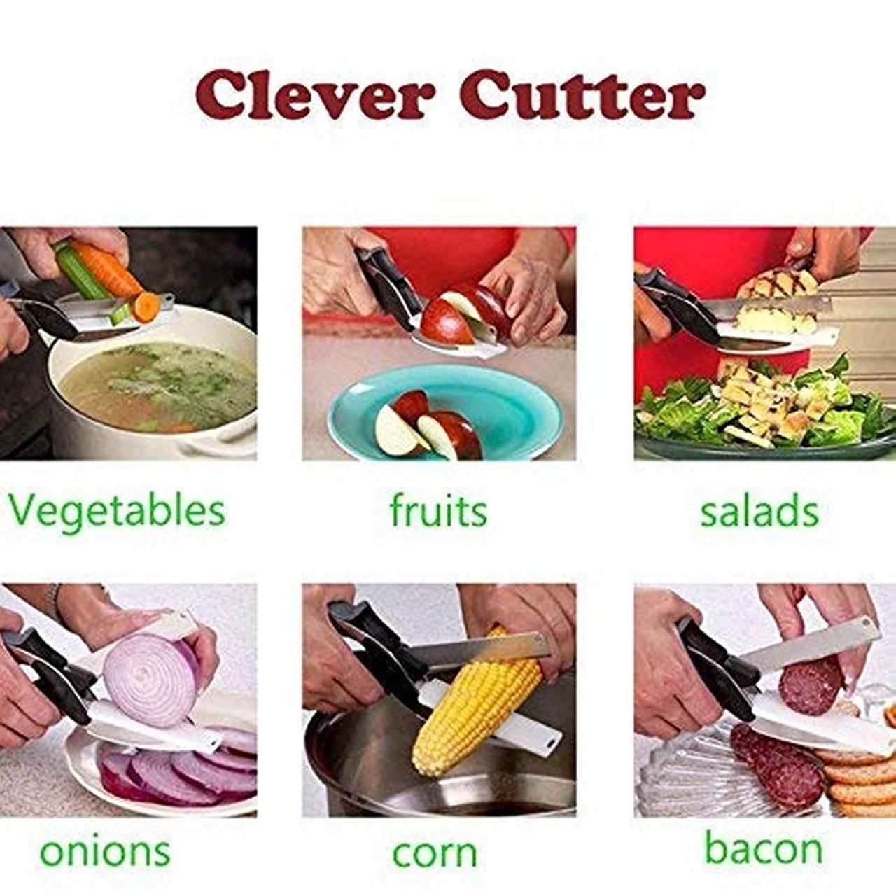 Cleaver Cutter – 2-in-1 Kitchen Knife & Food Chopper