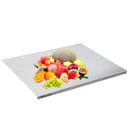 Stainless Steel Chopping Board – 35 × 31 cm