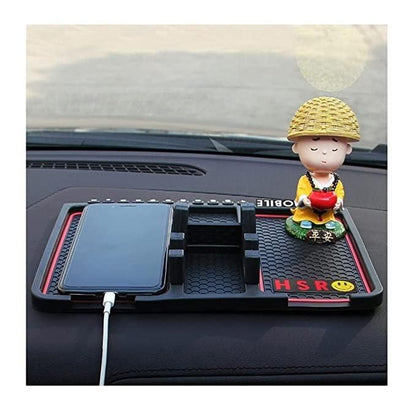 Multifunction Car Phone & GPS Holder Anti-Slip Silicone Dashboard Pad