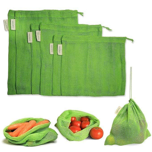 Fruit Bags for Vegetables and Fruits Reusable – Pack of 6