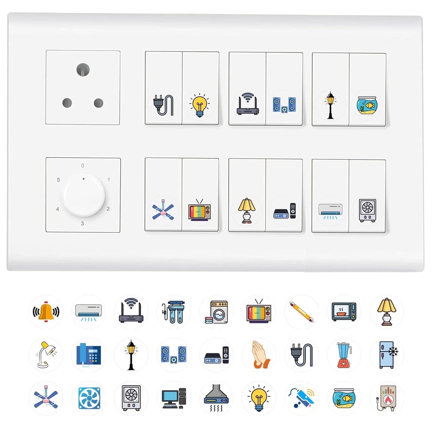 3D Premium Switch Stickers – Pack of 149