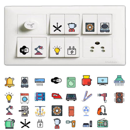3D Premium Switch Stickers – Pack of 149