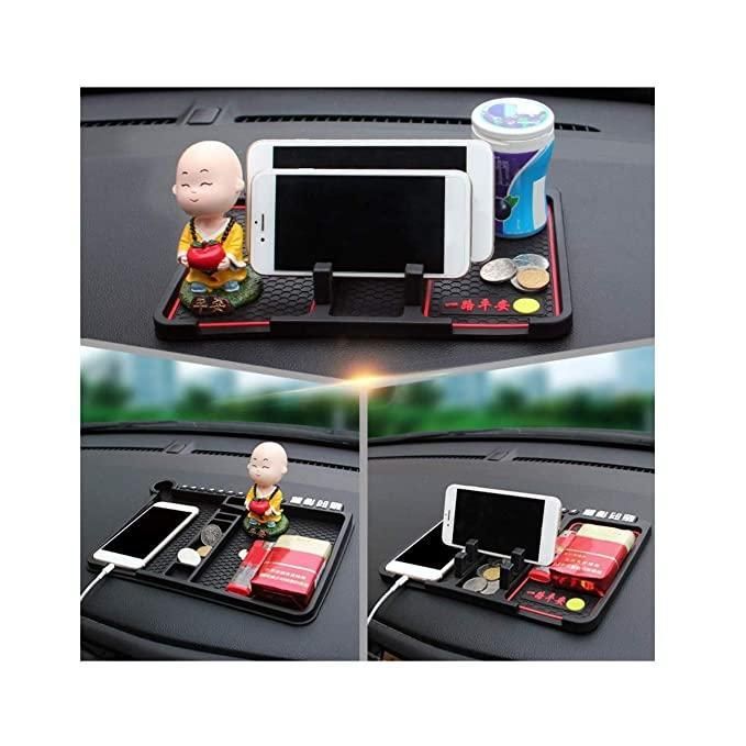 Multifunction Car Phone & GPS Holder Anti-Slip Silicone Dashboard Pad