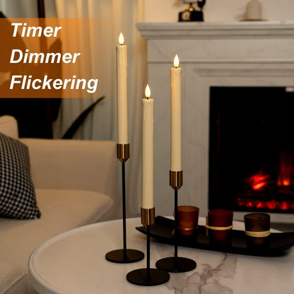 LED Candles with Remote – 6pcs Set