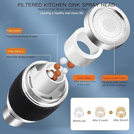 3 Modes Kitchen Sink Faucet