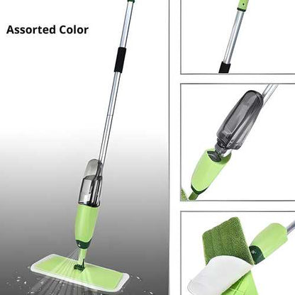 360° Spray Mop with Wet & Dry Microfiber – Floor Cleaning Mop