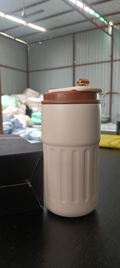 Stainless Steel Hot & Cold Vacuum Insulated Coffee Mug with Temperature Display