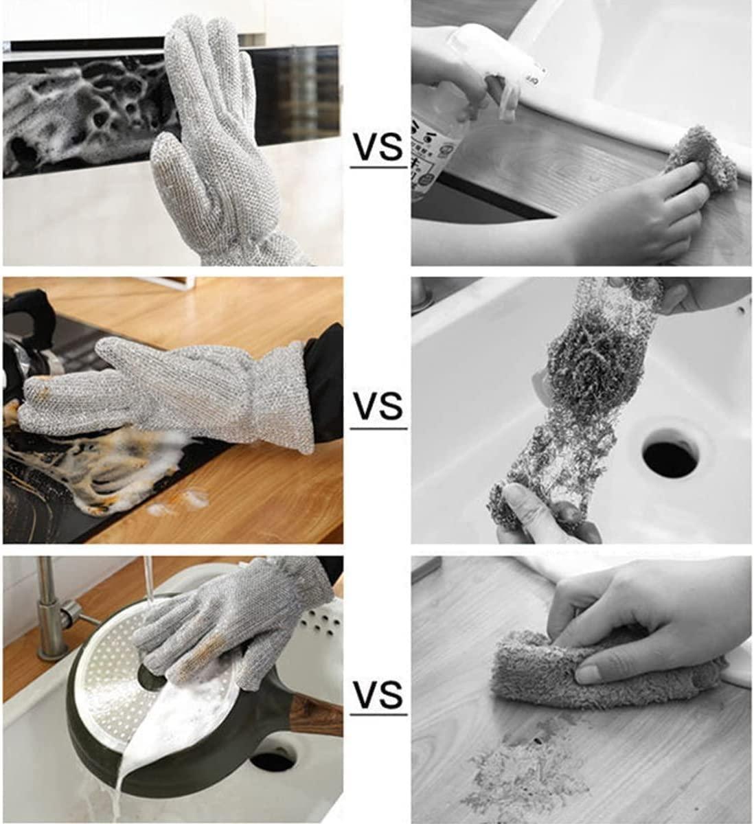 Wire Dishwashing Gloves – Pack of 2 Pairs