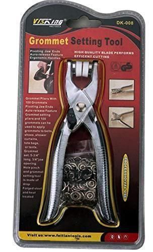 Metal Studs – 100 Sets 9.5mm Metal Copper Prong Snap Buttons with Pliers