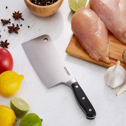 High-Carbon Stainless Steel Meat Cleaver – 6.5 Inch