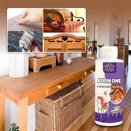 Polish Furniture Cleaner & Shiner for Wood Floors & Furniture – 100ML, Pack of 1