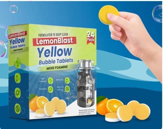 LemonBlast Yellow Bubble Tablets – 24pc