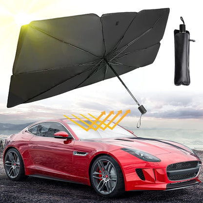 Car Windshield Sun Shade Umbrella – Front Window Heat Protection Cover