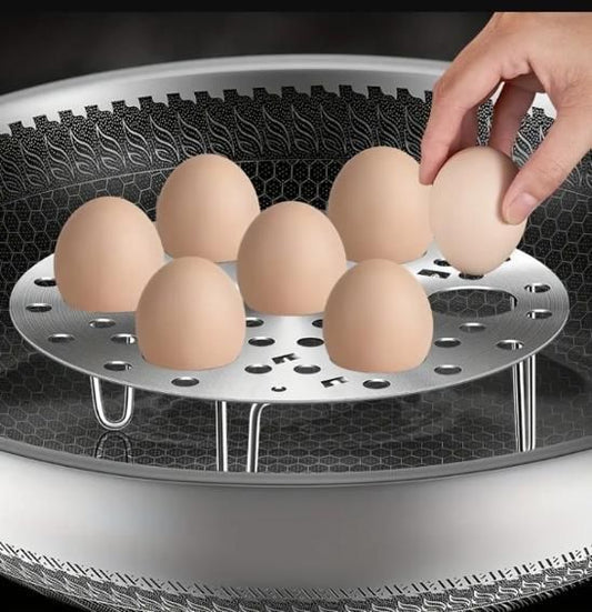 Stainless Steel Egg & Multipurpose Steaming Rack