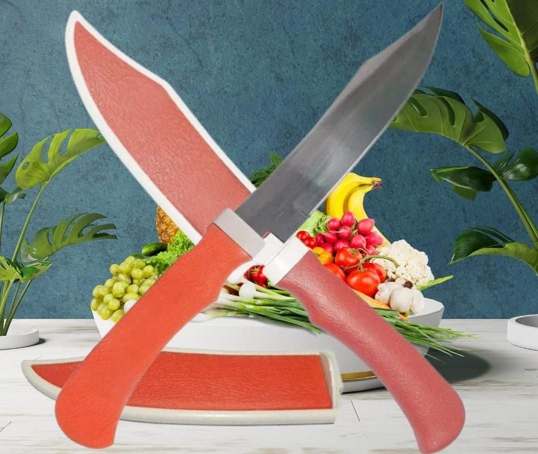 Stainless Steel Knives with Cover – Pack of 6