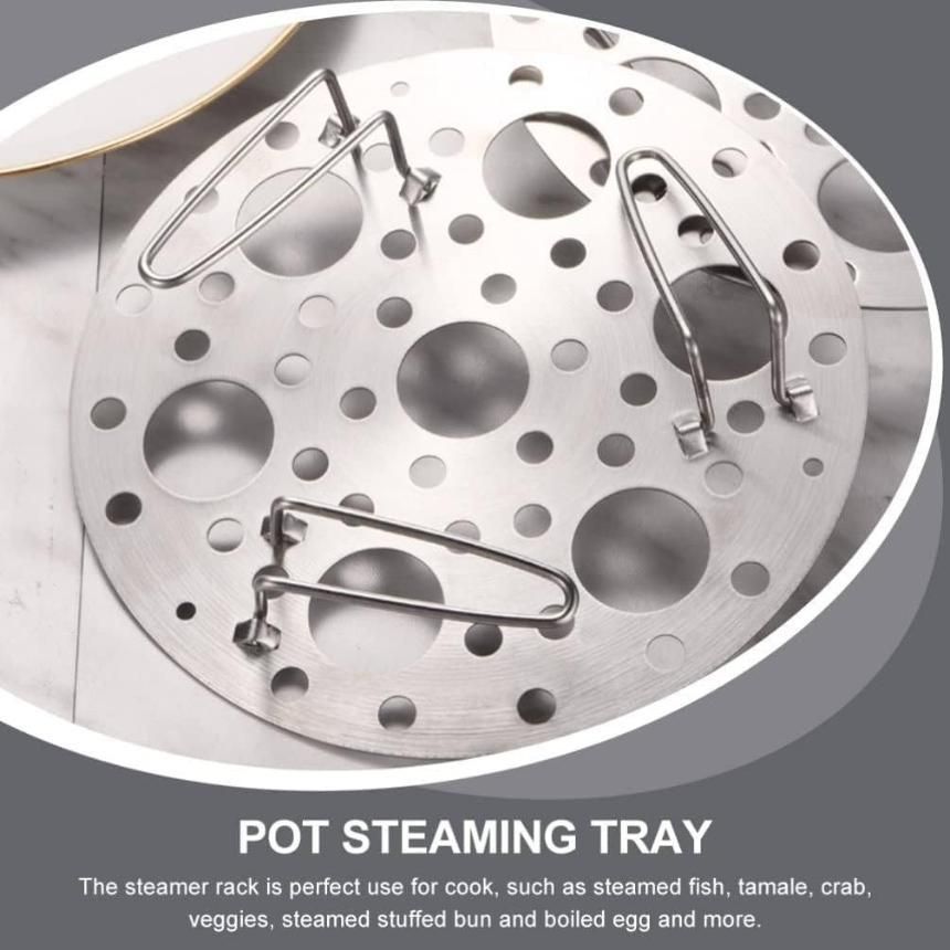 Stainless Steel Egg & Multipurpose Steaming Rack