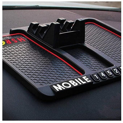 Multifunction Car Phone & GPS Holder Anti-Slip Silicone Dashboard Pad