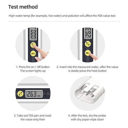 Water TDS Meter Tester – Portable High Accuracy