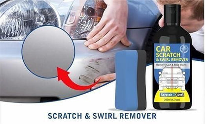 Car Body Scratch Remover and Repair Polishing Cream Kit with Sponge 200ml (Pack Of 2)