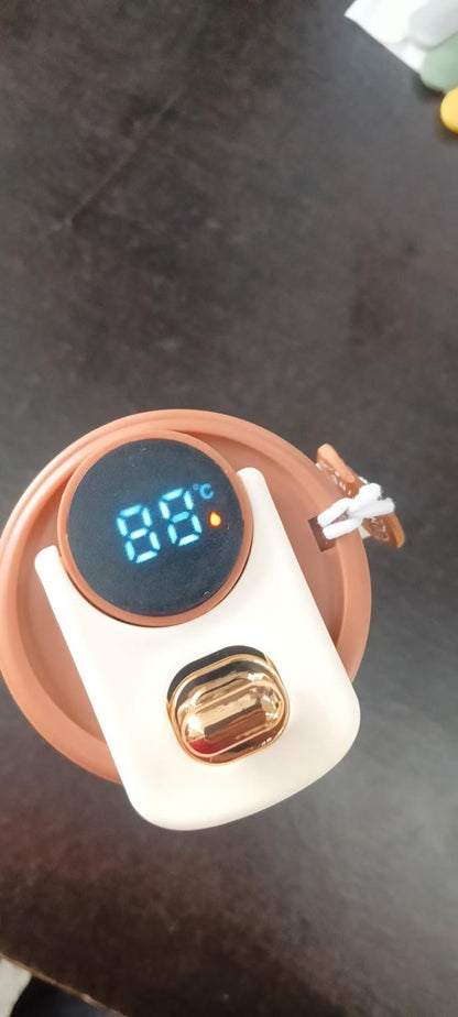 Stainless Steel Hot & Cold Vacuum Insulated Coffee Mug with Temperature Display