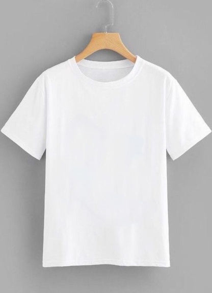 Men's Polycotton Solid Round Neck T-shirts (Pack of 4)