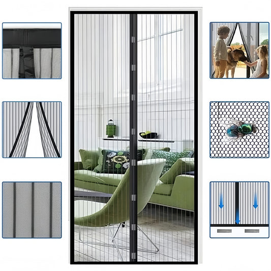 Magnetic Mosquito Door Net (Pack of 2)