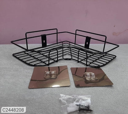 Metal Bathroom Corner Rack Storage Shelves