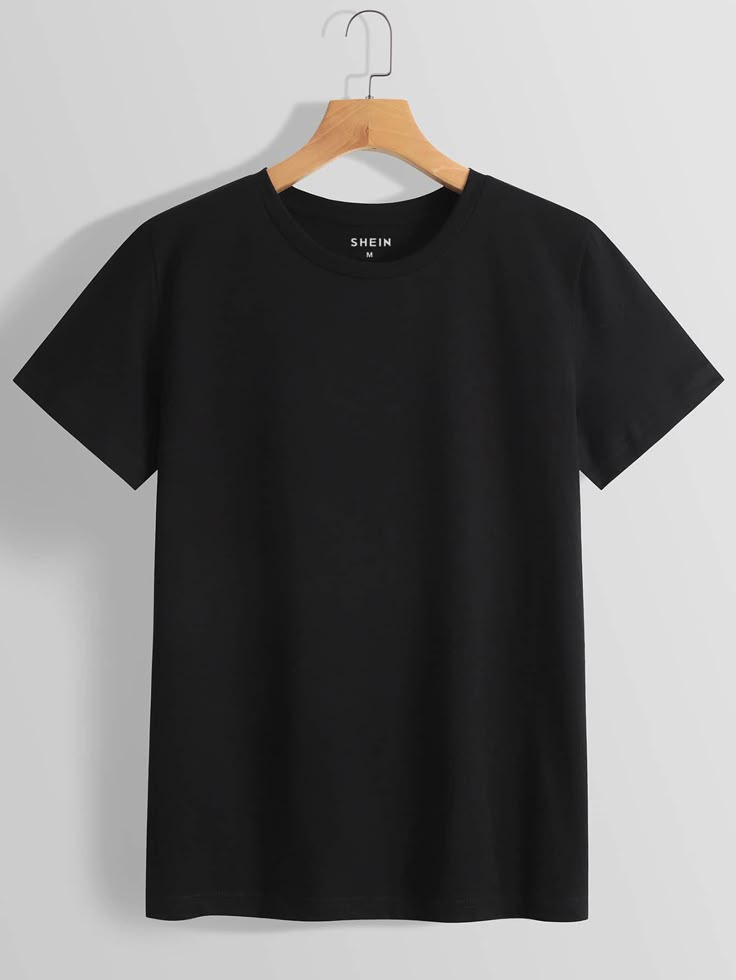 Men's Polycotton Solid Round Neck T-shirts (Pack of 4)