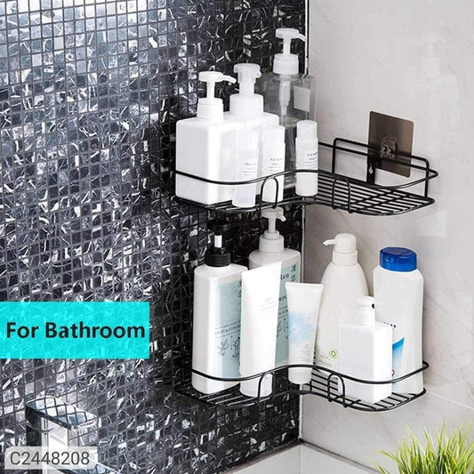 Metal Bathroom Corner Rack Storage Shelves